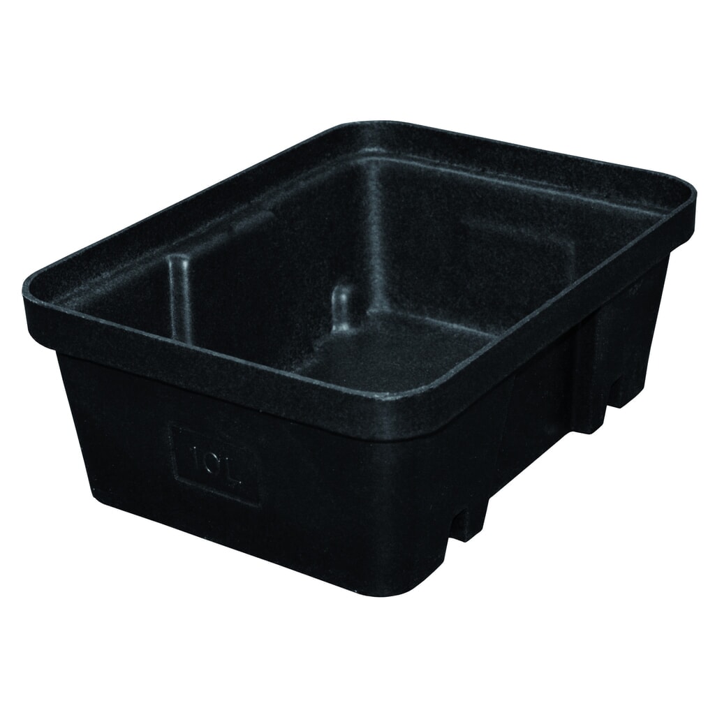 LaCont Auffangwanne aus Polyethylen, HxBxT 145 x 395 x 300 mm, Auffangvolumen 10 l, ohne Stellebene Produktabbildung: LaCont Auffangwanne aus Polyethylen, HxBxT 145 x 395 x 300 mm, Auffangvolumen 10 l, ohne Stellebene