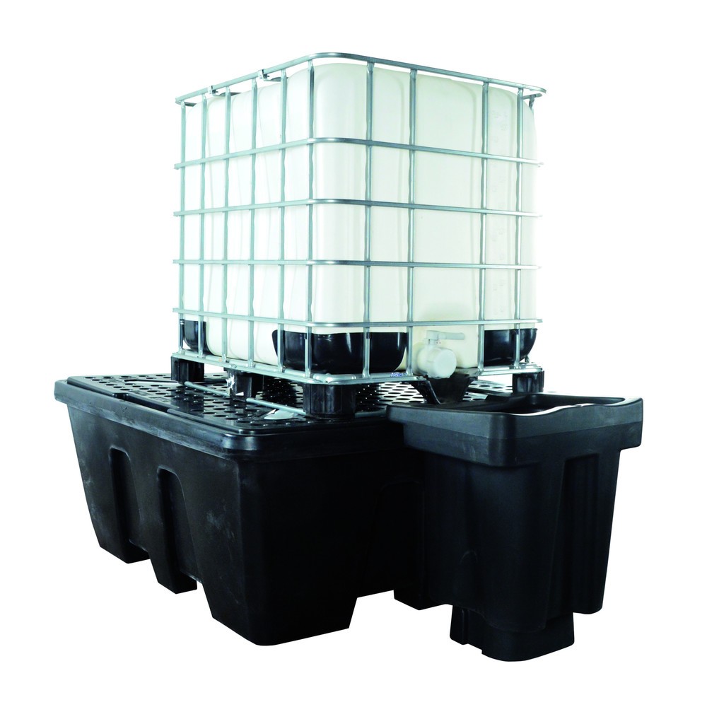 Produktabbildung Nr. 1: LaCont Wannen aus Polyethylen PE-KT-1S, HxBxT 710 x 1700 x 1700 mm, mit Polyethylen-Lochplatte
