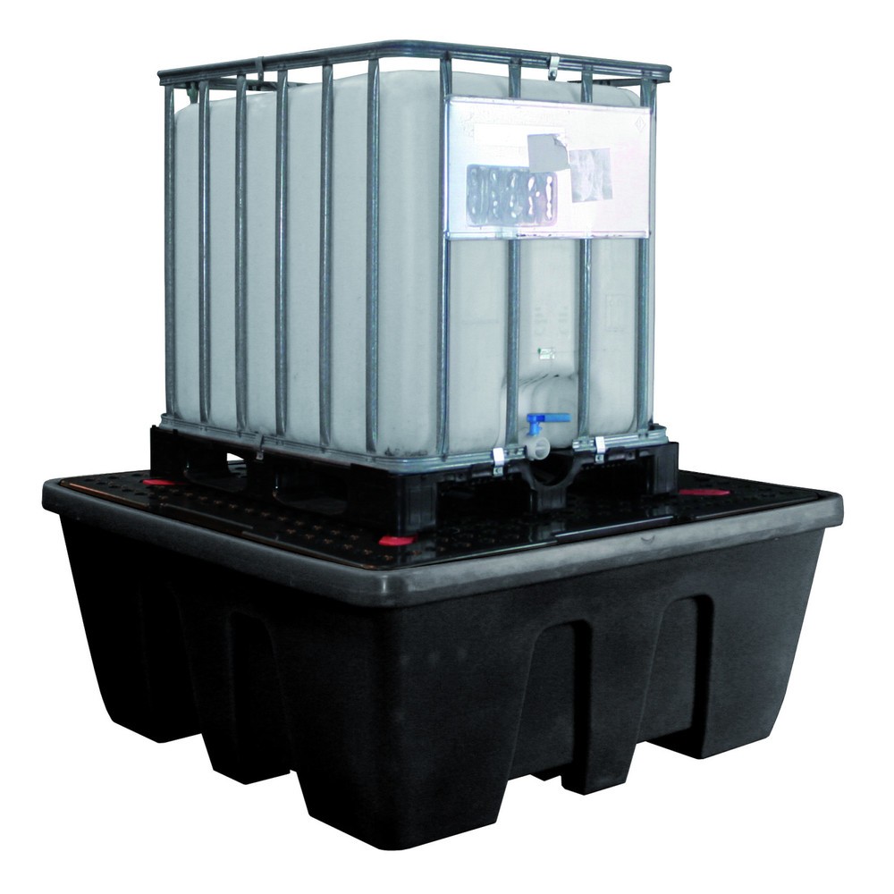Produktabbildung Nr. 2: LaCont Wannen aus Polyethylen PE-KT-1S, HxBxT 710 x 1700 x 1700 mm, mit Polyethylen-Lochplatte