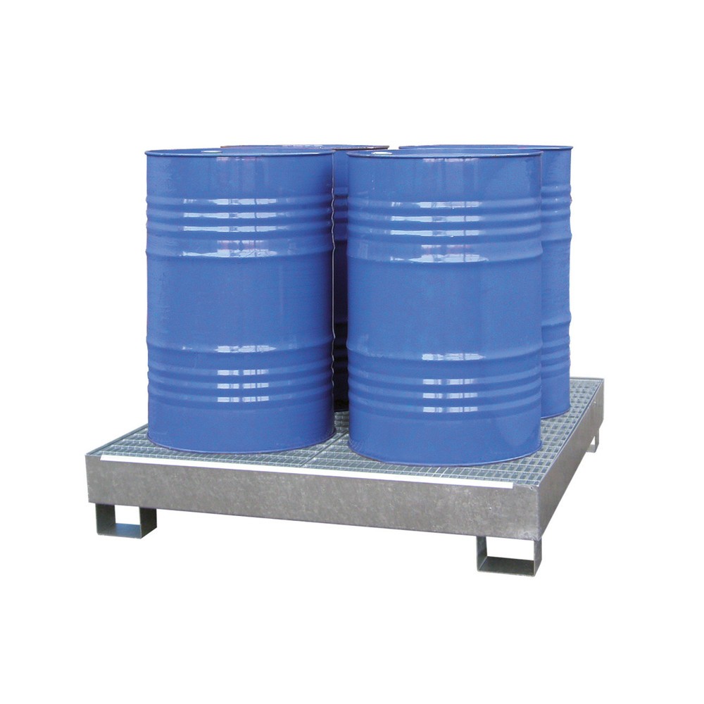 Produktabbildung: LaCont Auffangwanne, HxBxT 250 x 1325 x 1320 mm, Ü-Zeichen, feuerverzinkt