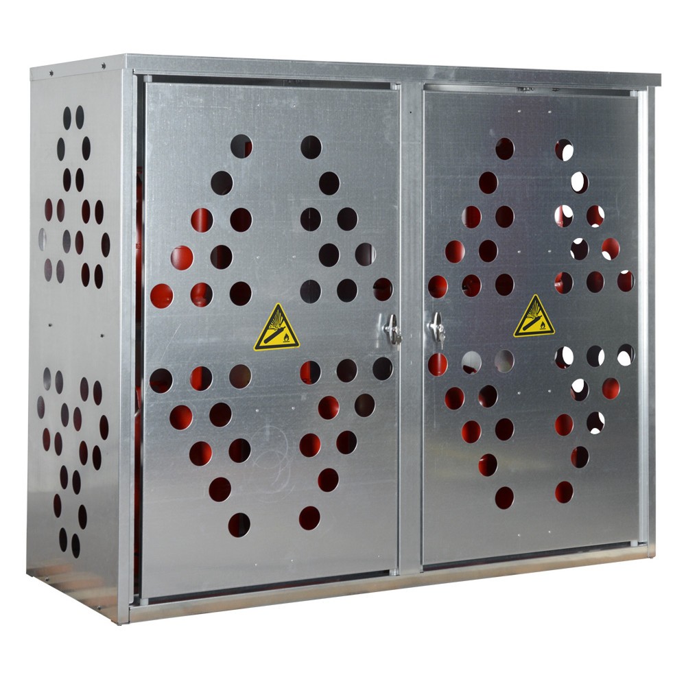 Produktabbildung Nr. 2: LaCont Kleingasflaschenschrank für Propangasflaschen, HxBxT 1710 x 720 x 1435 mm