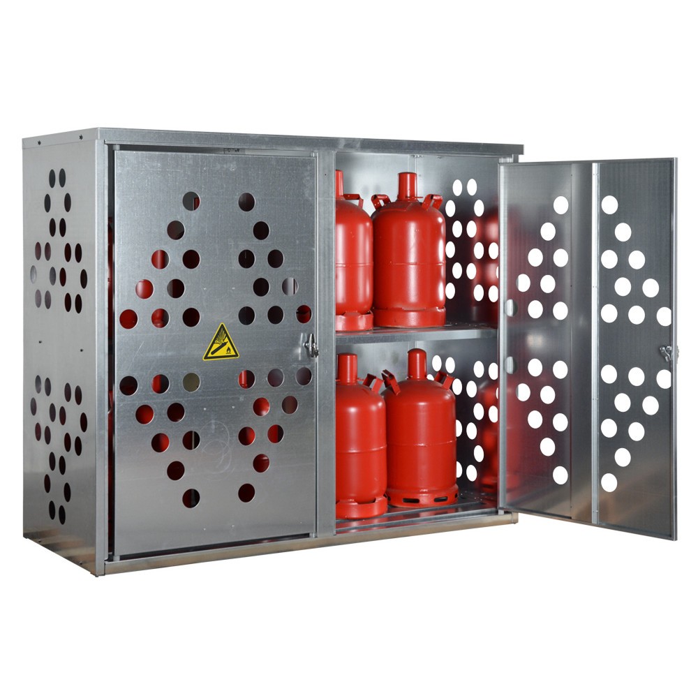 Produktabbildung Nr. 3: LaCont Kleingasflaschenschrank für Propangasflaschen, HxBxT 1710 x 720 x 1435 mm