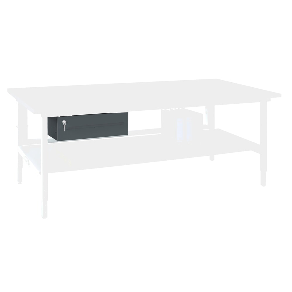 Productafbeelding nr. 1: Lade, afsluitbaar, voor paktafel, hxbxd 160 x 490 x 450 mm, antraciet