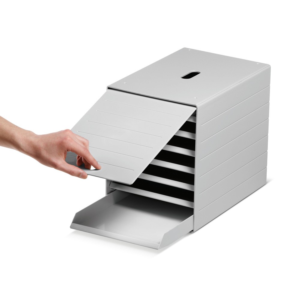Product afbeelding: Ladebox DURABLE, met stofbescherming, grijs