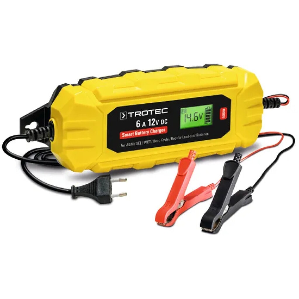 Produktabbildung: Ladegerät für InnoLIFT® Elektro-Hochhubwagen zur Mitnahme, 12V/6A