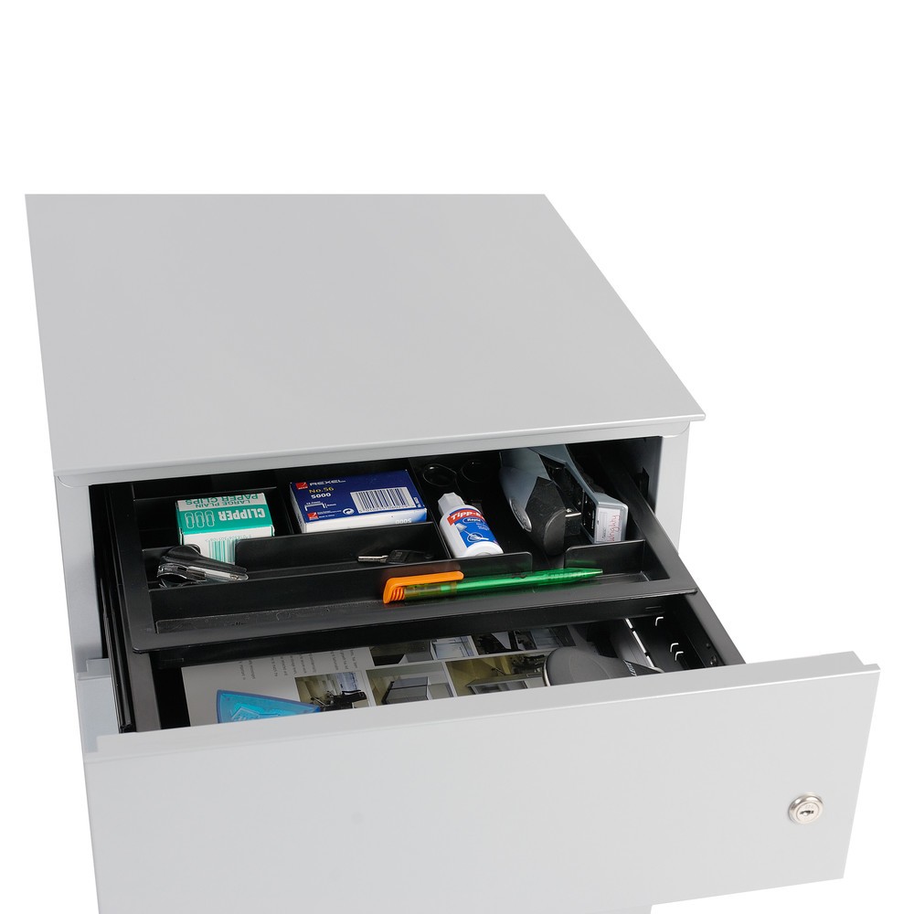 Productafbeelding nr. 3: Ladekast op wielen Note™ met hangmappen en lade, hxbxd 495 x 420 x 565 mm, zwart