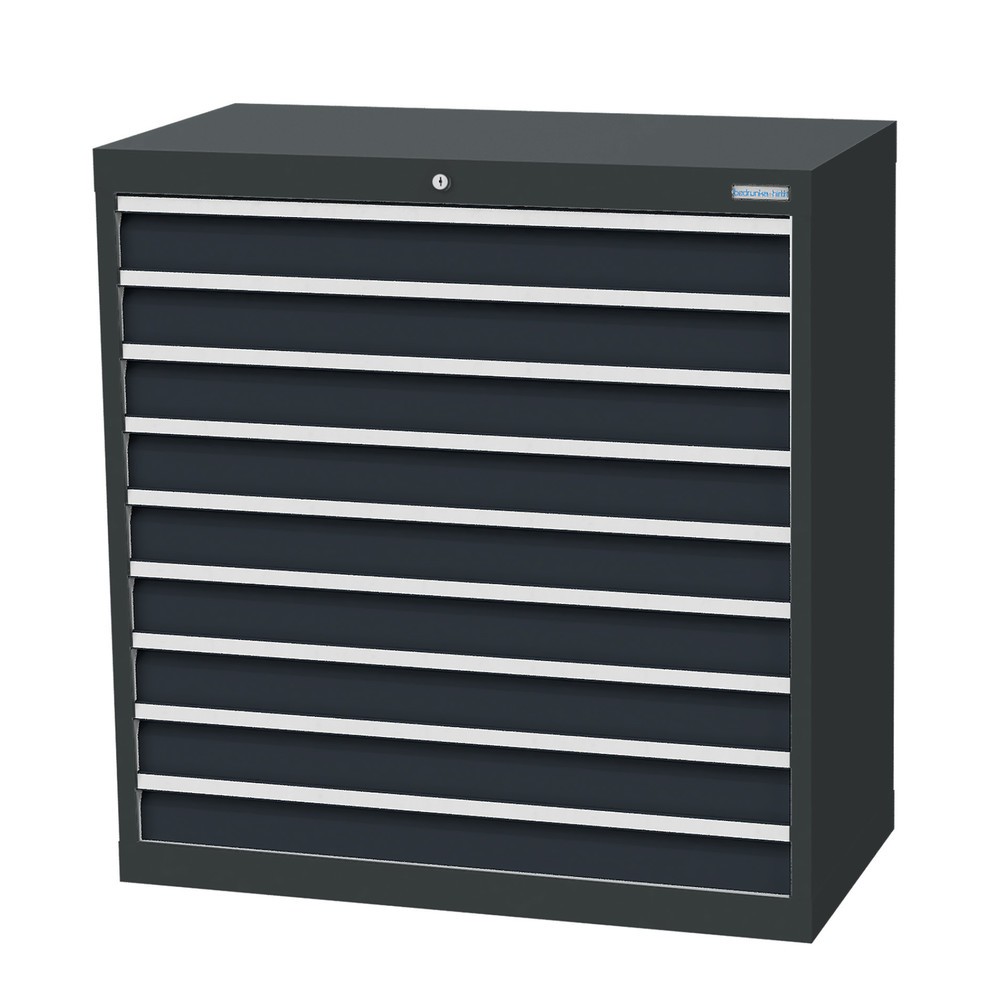 Product afbeelding: Ladekast Profi, laden 9x100 mm, breedte 980 mm, antracietgrijs, antracietgrijs