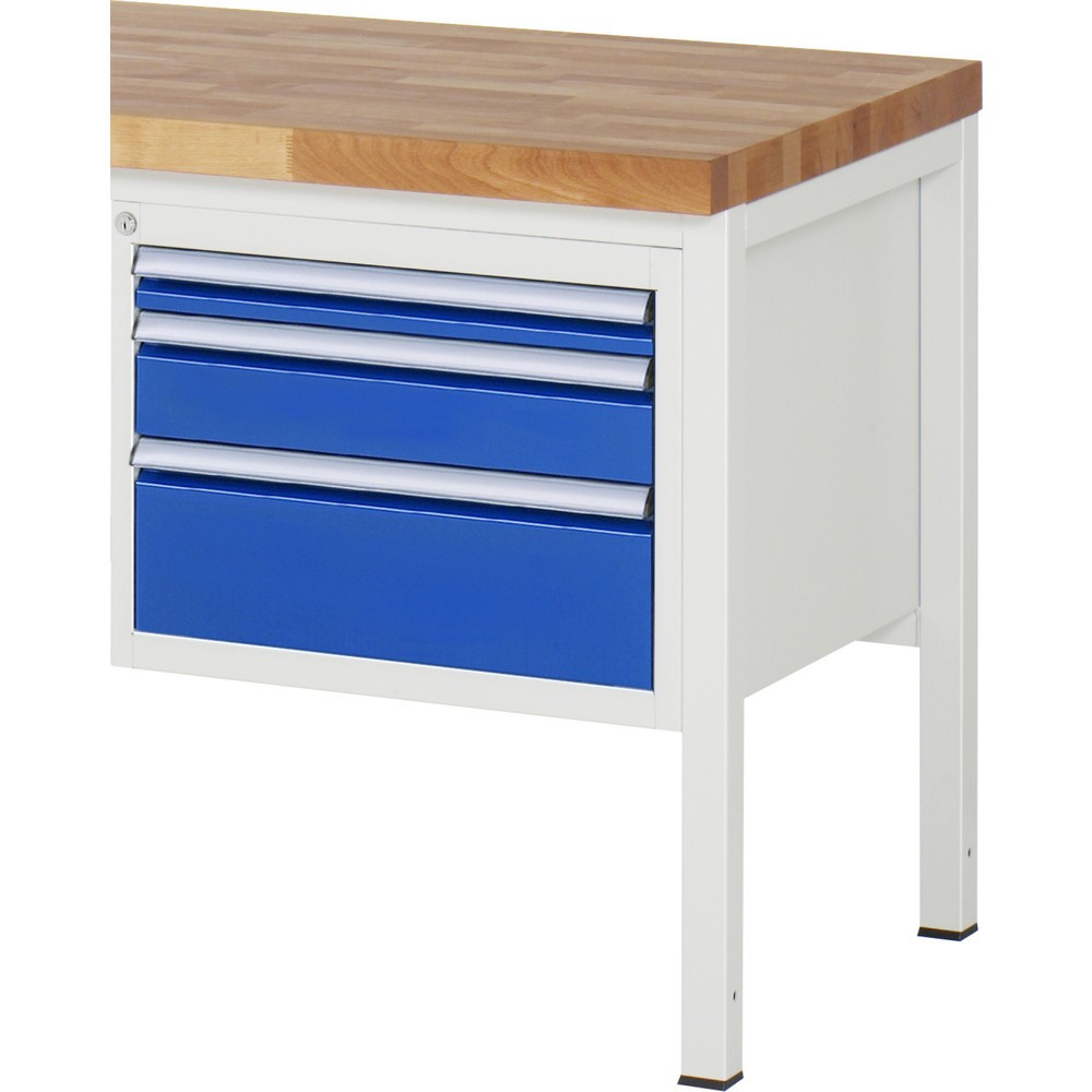 Product afbeelding: Ladekast RAU serie 7000, onderbouwkast, hxbxd 440 x 580 x 650 mm, 3 lades 1 x 60, 1 x 120, 1 x 180 mm