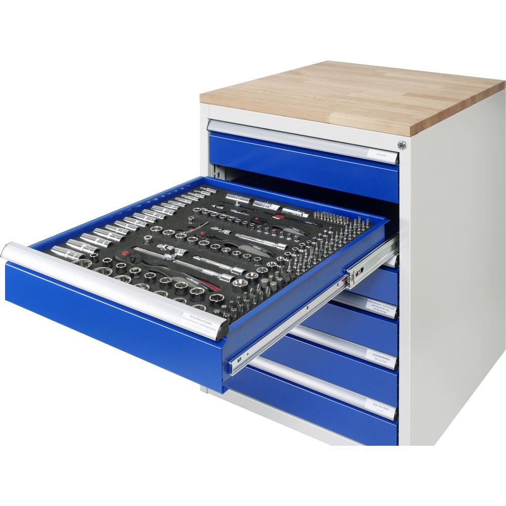 Productafbeelding nr. 3: Ladekast RAU serie 7000, onderbouwkast, hxbxd 440 x 580 x 650 mm, 3 lades 1 x 60, 1 x 120, 1 x 180 mm