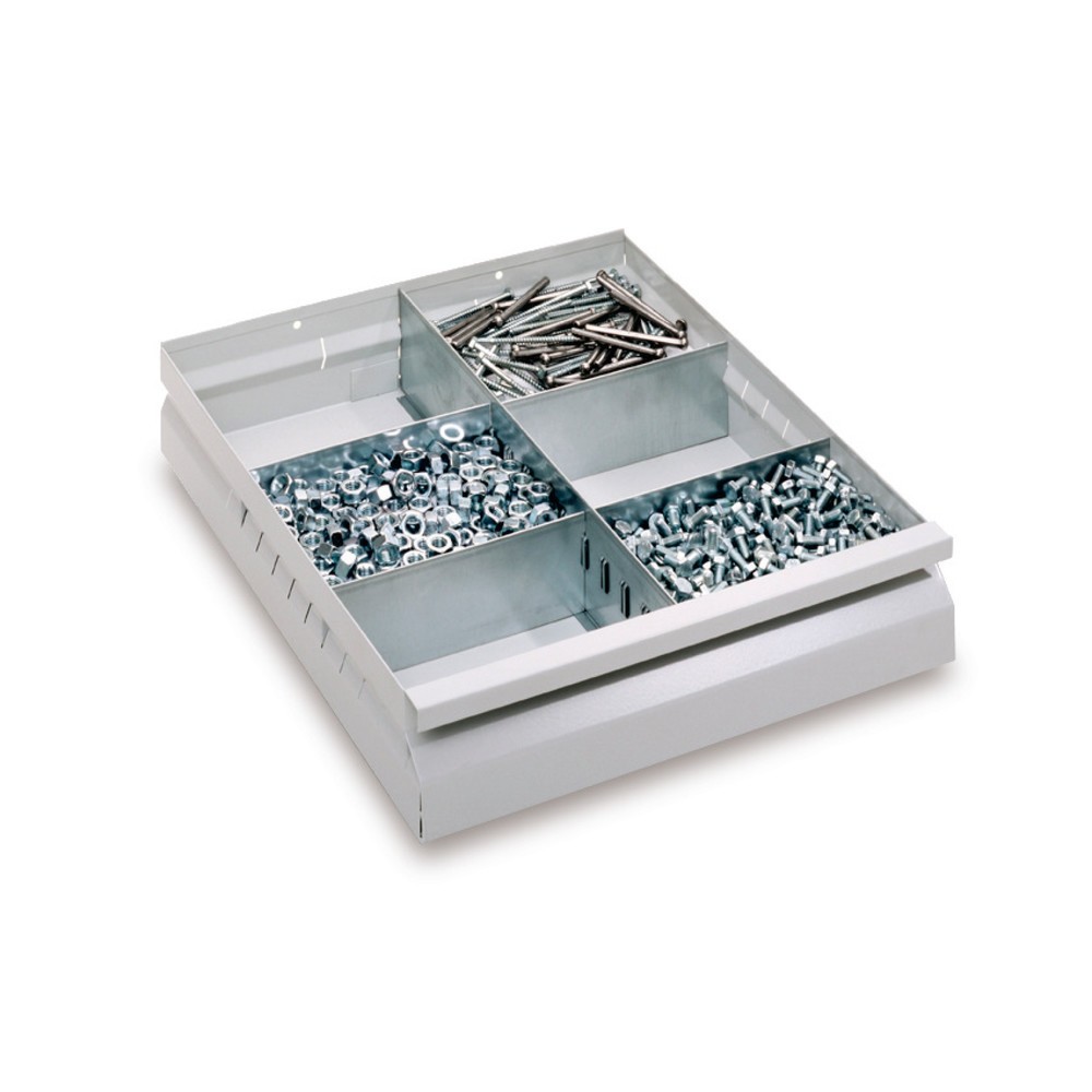 Product afbeelding: Ladeverdeler voor kasten met rolgeleiders, 6 IW, voor fronthoogte 200 mm