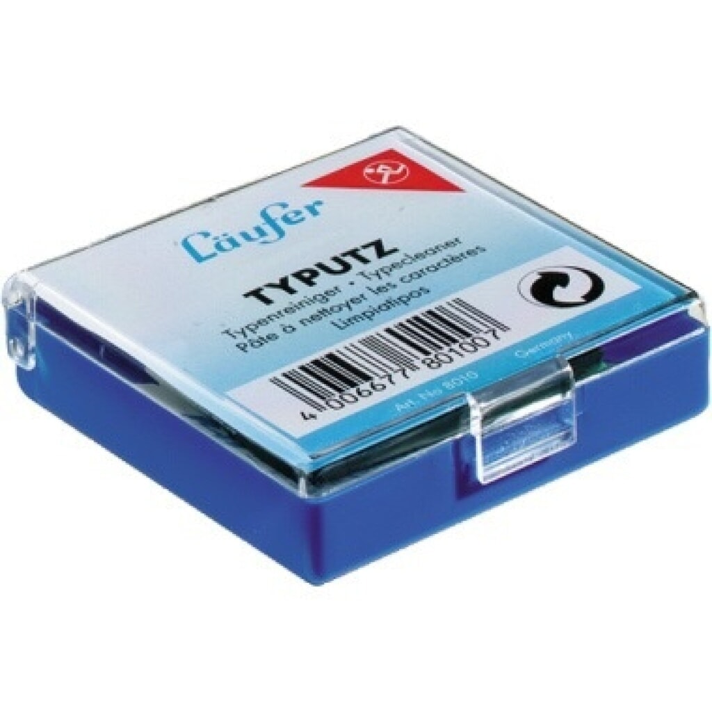 Läufer Typenreiniger Typutz 69248 Knetmasse 5,7x5,7x1cm Produktabbildung: Läufer Typenreiniger Typutz 69248 Knetmasse 5,7x5,7x1cm
