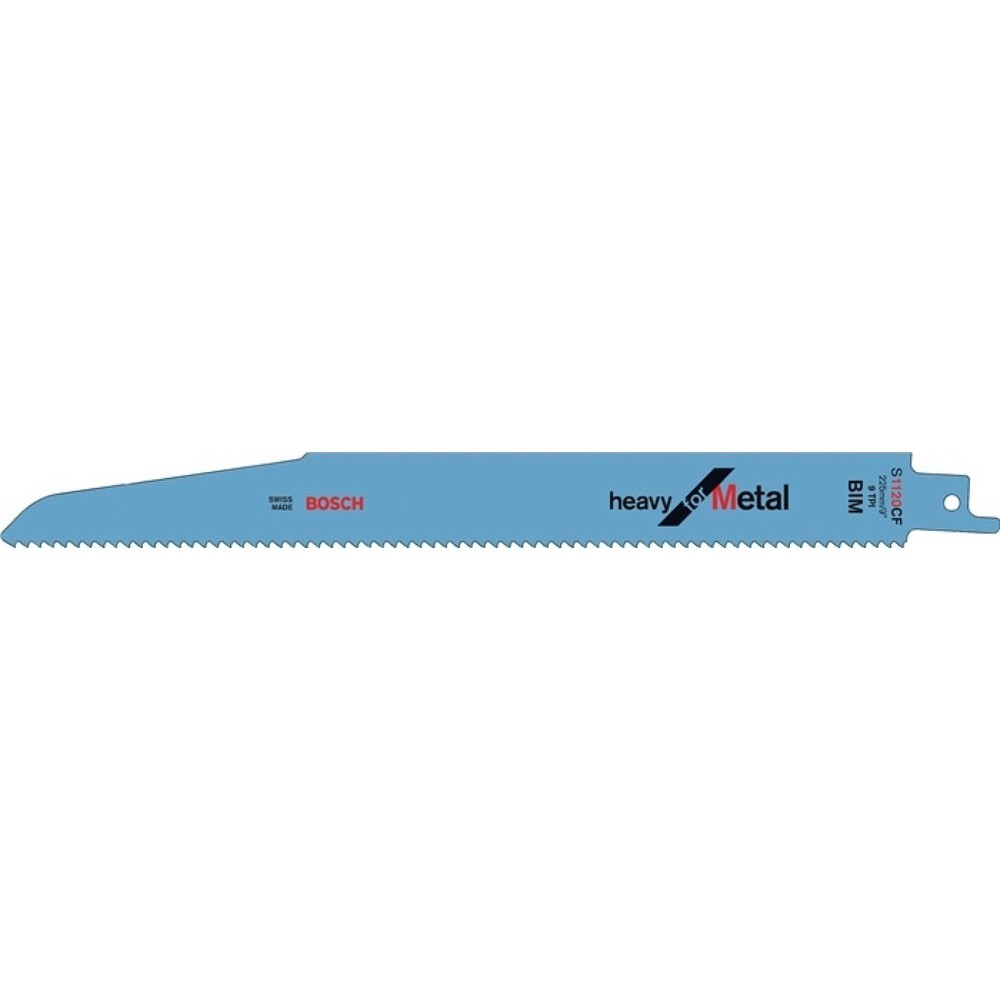 Illustration du produit: Lame de scie sabre S 1122 BF longueur 225 mm largeur 19 mm graduation de dent TP