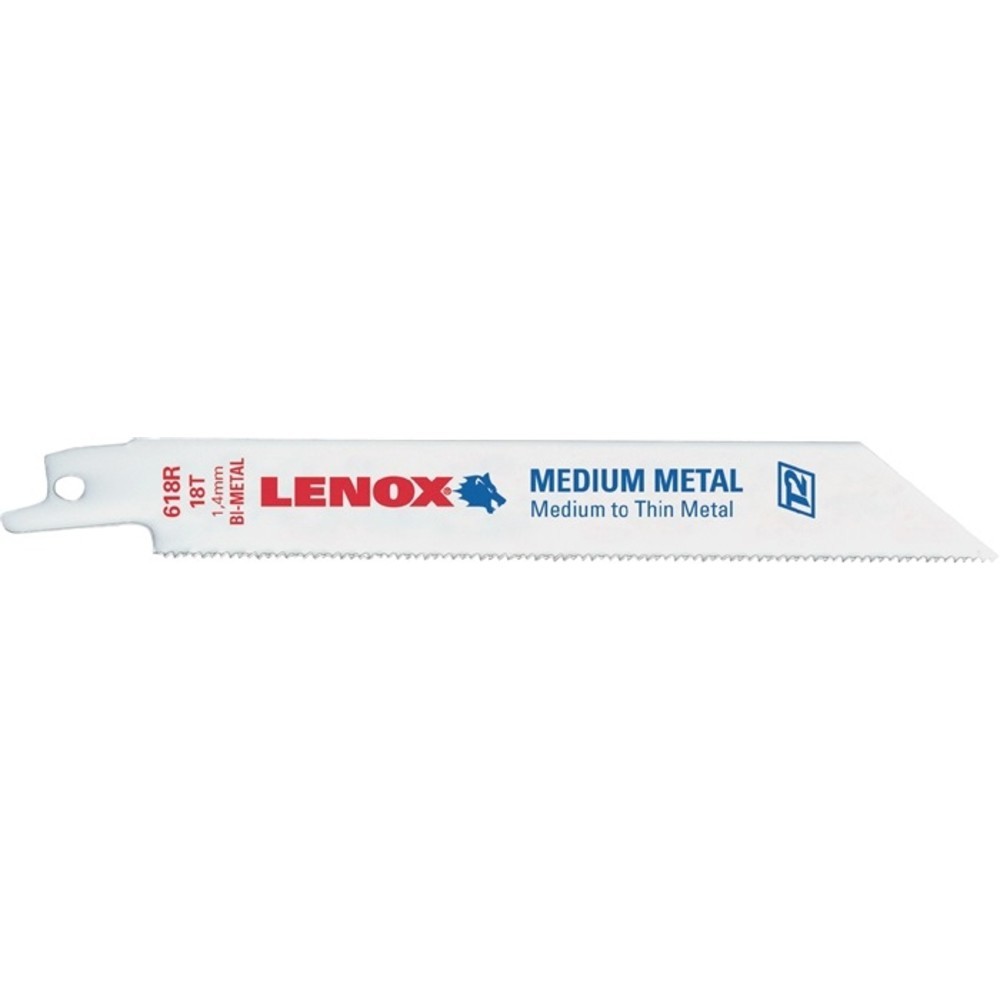 N° de l'image du produit 2 : Lame de scie sabre 618R longueur 152 mm largeur 19 mm graduation de dent TPI 18