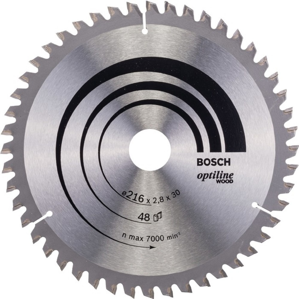 Illustration du produit: Lame pour scie circulaire D. ext. 216 mm nombre de dents 48 WZ/N perçage 30 mm l