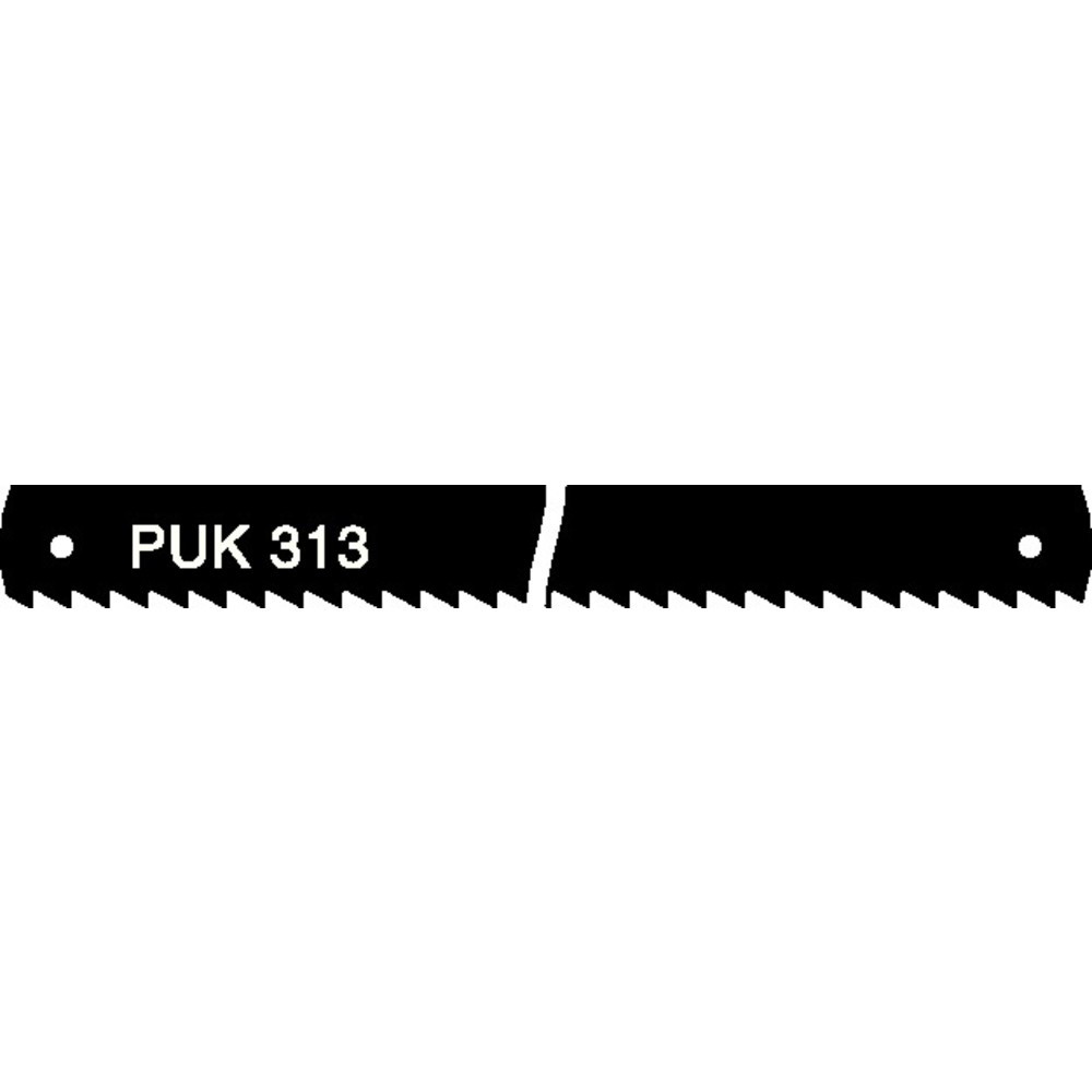 N° de l'image du produit 2 : Lame de scie longueur de lame 150 mm largeur 6 mm grossier pour bois 12 pièce/ca