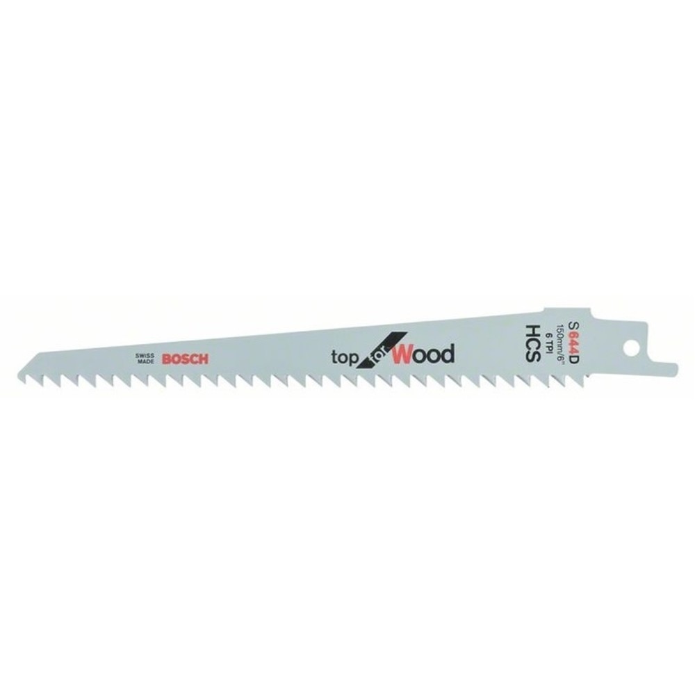 Illustration du produit: Lame de scie sabre S 644 D L 150 mm l 19 mm TPI 6 4,3 mm 25 pcs/carte