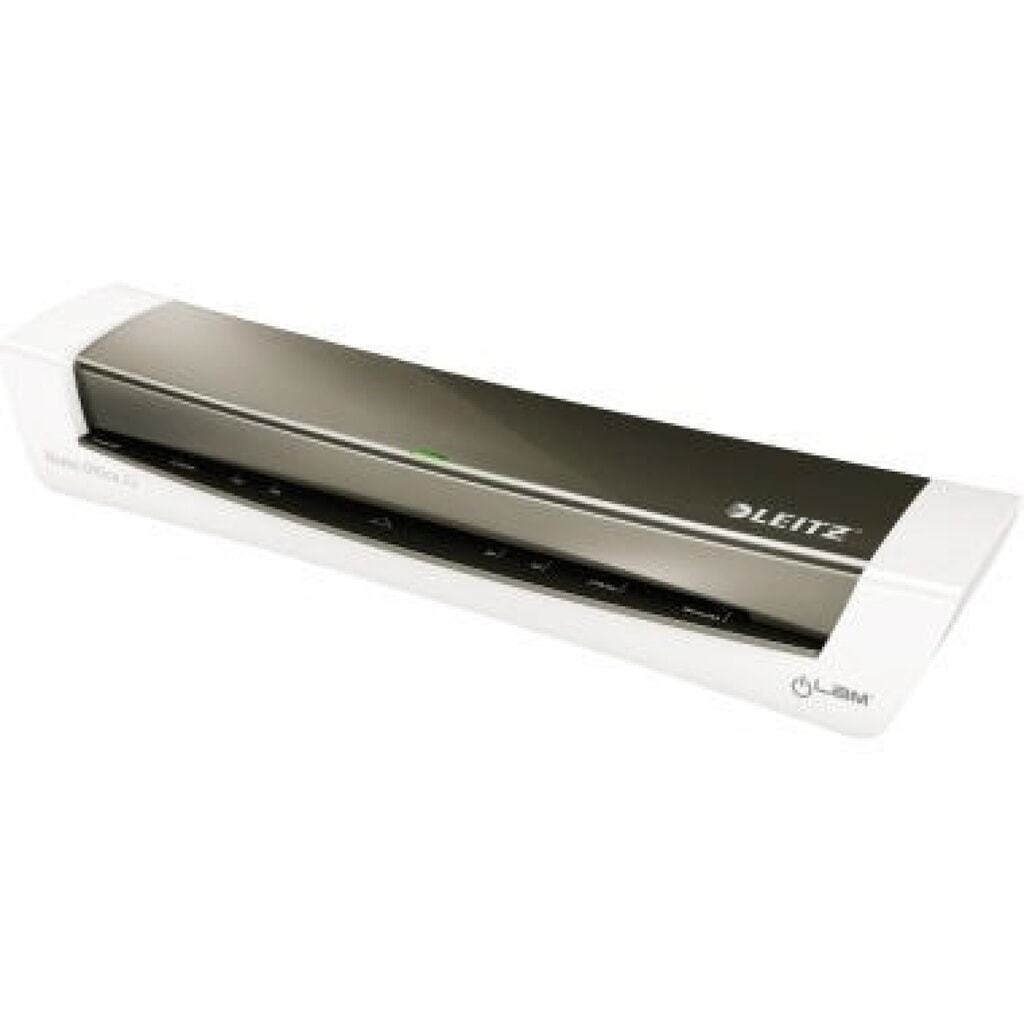 Leitz Laminiergerät iLAM HomeOffice 74400089 DIN A3 weiß/grau Produktabbildung: Leitz Laminiergerät iLAM HomeOffice 74400089 DIN A3 weiß/grau
