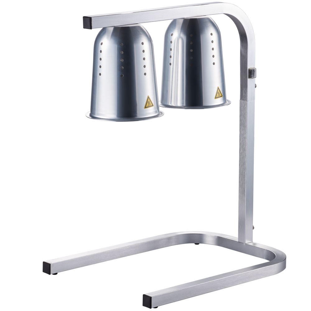 Illustration du produit: Lampe chauffante pour buffet Stalgast double, 0,5 kW, dimensions 360 x 480 x 605 mm (L x P x H)