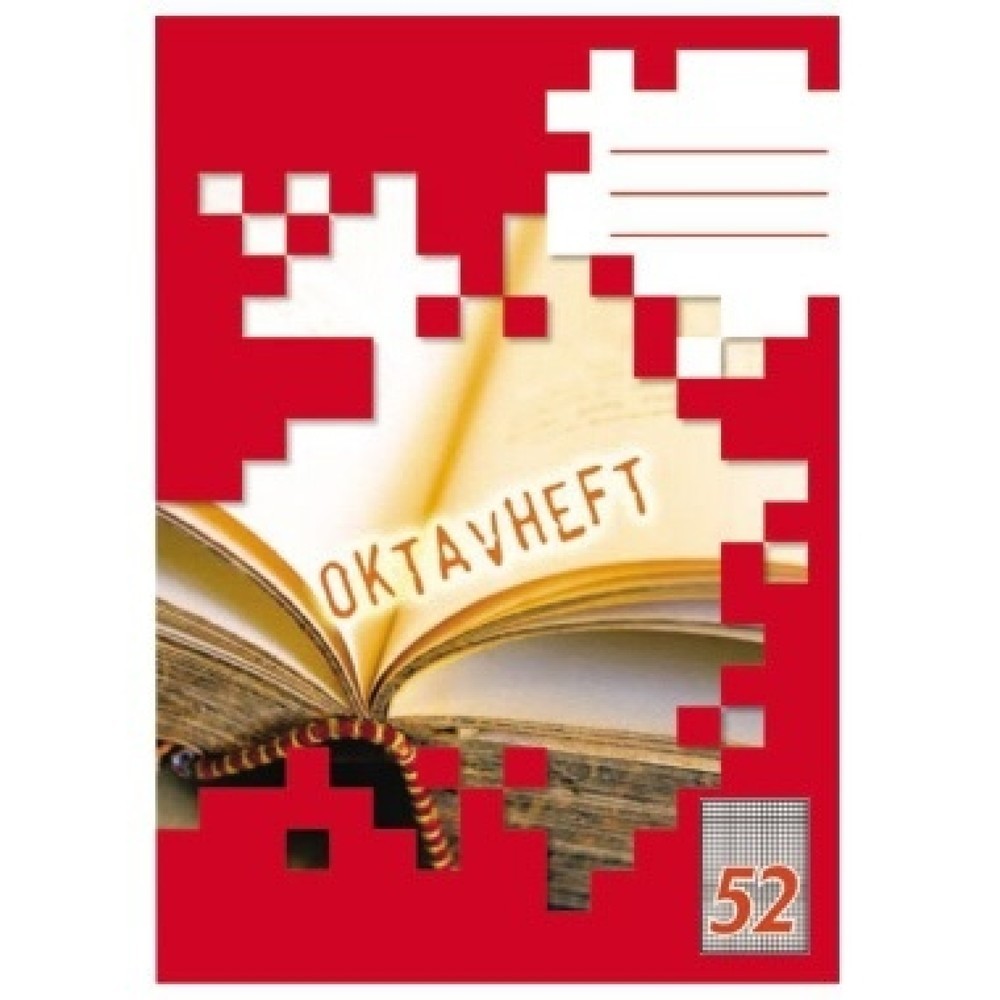 Produktabbildung: Landre Oktavheft 100050478 Lin52 A6 32Bl kariert