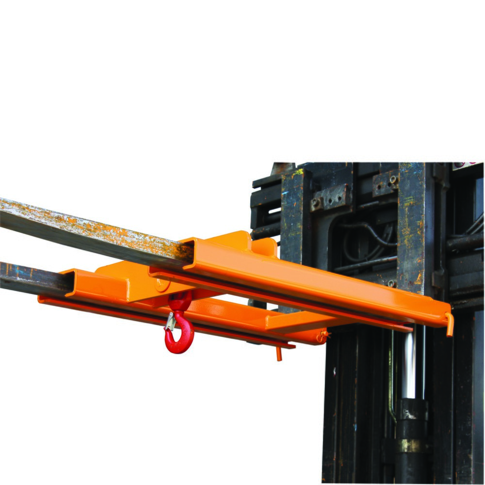 Product afbeelding: Lasthaak Eichinger® heftruck opzetstuk voor 2 vorken, 2.000 kg, zuiver oranje