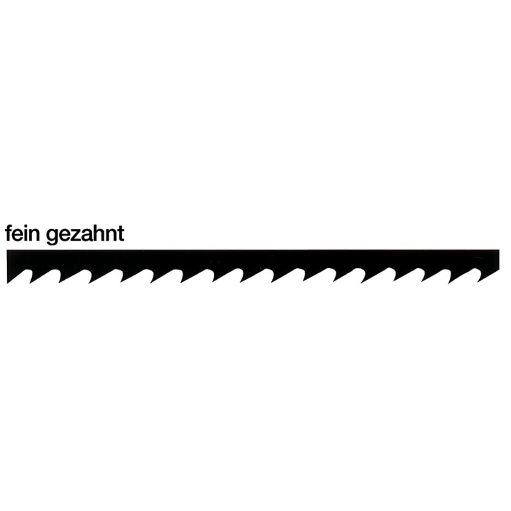 Produktabbildung: Laubsägeblatt Finis L.13cm Nr.1 (FEIN) f.MET
