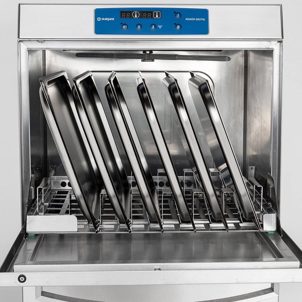 N° de l'image du produit 6 : Lave-vaisselle Stalgast Digital Power GN1/1 avec pompe de rinçage, de vidange et doseuse de produit de rinçage et de détergent