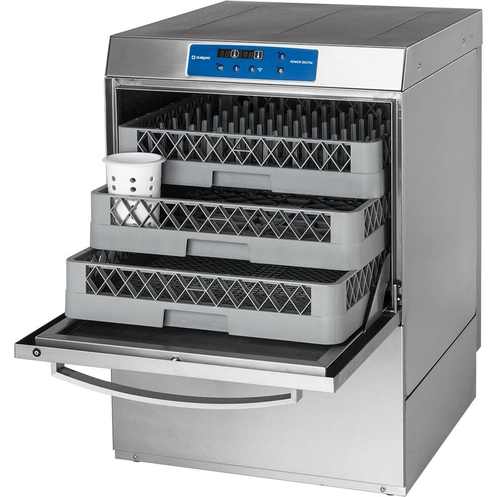 N° de l'image du produit 3 : Lave-vaisselle Stalgast Digital Power GN1/1 avec pompe doseuse de produit de rinçage et de détergent