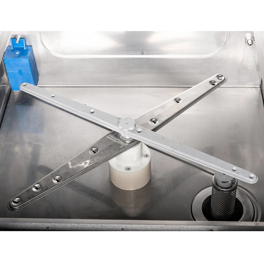 N° de l'image du produit 2 : Lave-vaisselle Stalgast Universal GN1/1 avec pompe doseuse de produit de rinçage/de détergent et pompe de rinçage, 2 programmes de lavage