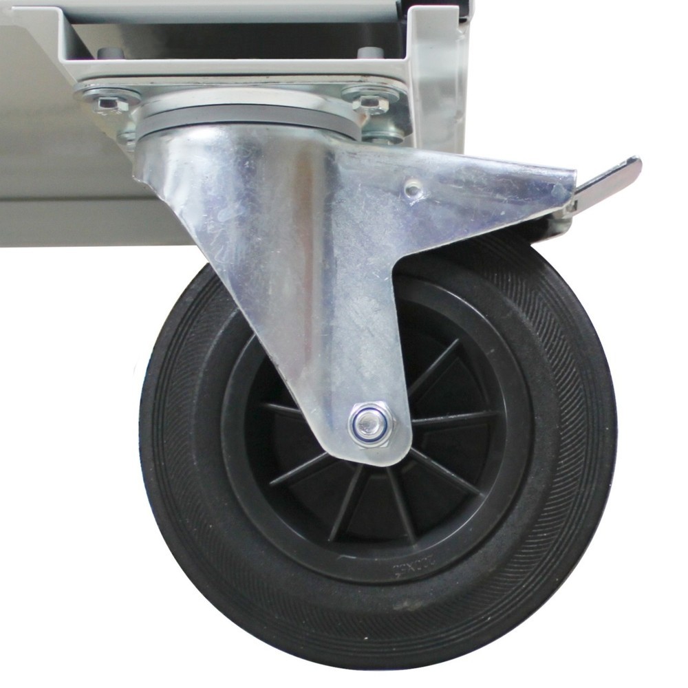 Zdjęcie produktu nr 2: Mobilna ława warsztatowa Steinbock® Motion, 2 x drzwi, udźwig 500 kg, wys. x szer. x gł. 827 x 1300 x 600 mm, RAL 7035/7016