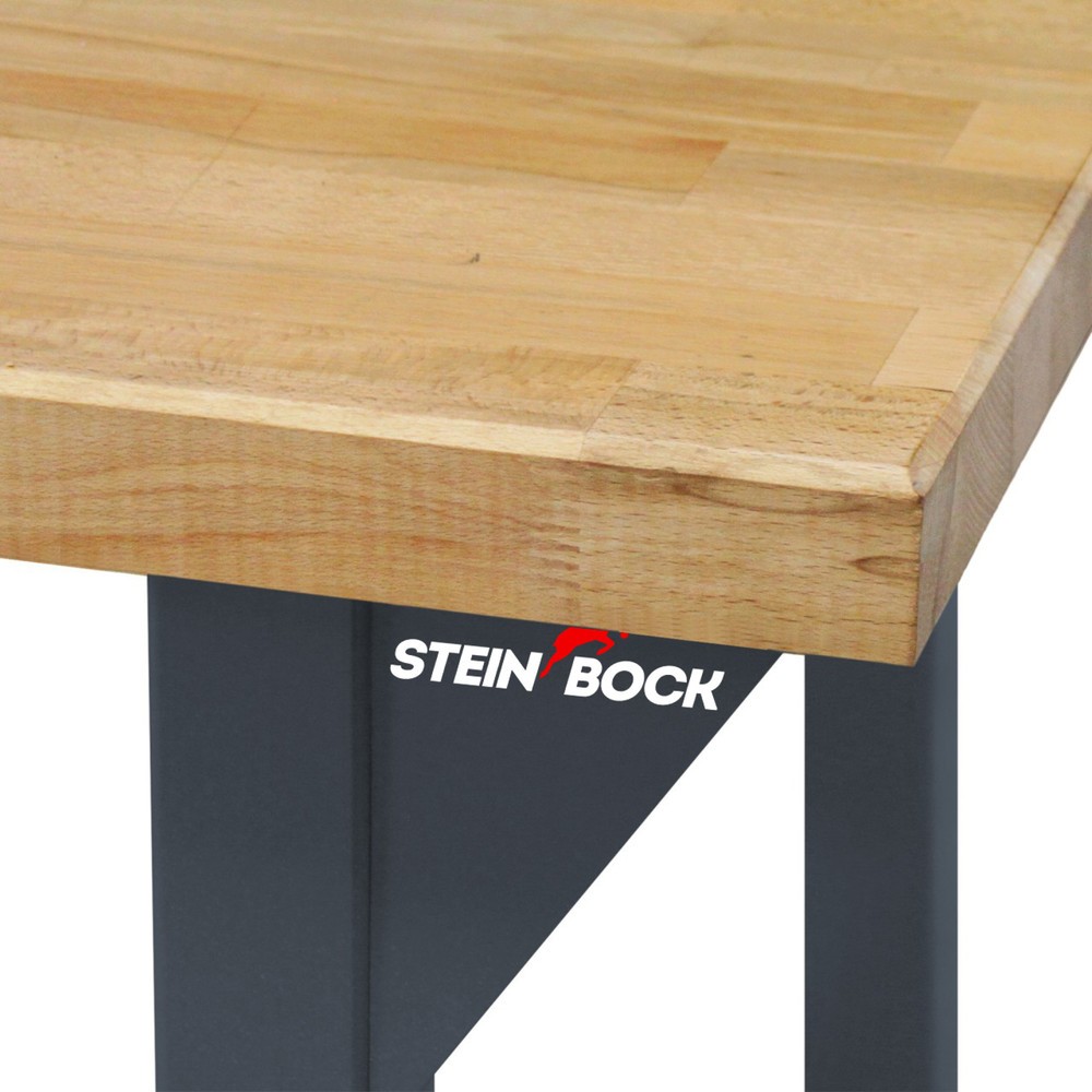 Zdjęcie produktu nr 3: Ława warsztatowa Steinbock® Pro, 3 x szuflada, 1 x półka, udźwig 500 kg, wys. x szer. x gł. 850 x 1500 x 750 mm, RAL 7016