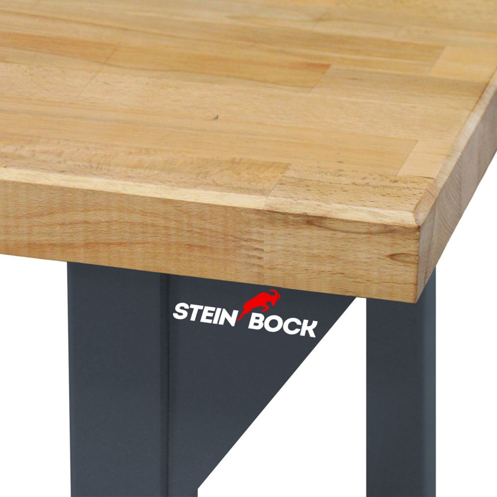 Zdjęcie produktu nr 2: Ława warsztatowa Steinbock® Pro, 6 x szuflada, udźwig 500 kg, wys. x szer. x gł. 850 x 1500 x 750 mm, RAL 7016