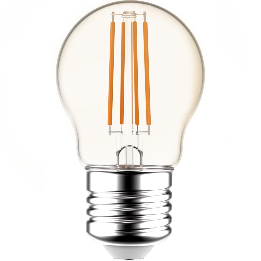 LED Filament Leuchtmittel - Globe G45 E27 4,5W 470lm 2700K klar 330° Produktabbildung Nr. 3: LED Filament Leuchtmittel - Globe G45 E27 4,5W 470lm 2700K klar 330°