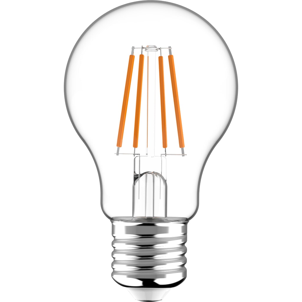 LED Filament Leuchtmittel - Klassisch A60 E27 4,5W 470lm 2700K klar 330° Produktabbildung: LED Filament Leuchtmittel - Klassisch A60 E27 4,5W 470lm 2700K klar 330°