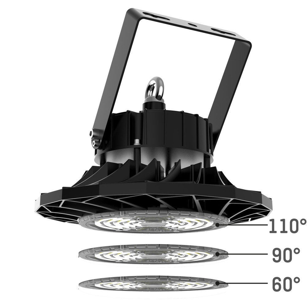 Produktabbildung Nr. 9: LED Hallen-Pendelbeleuchtung - 150W 19500lm 4000K IP65 - Samsung LED - Lifud Netzteil