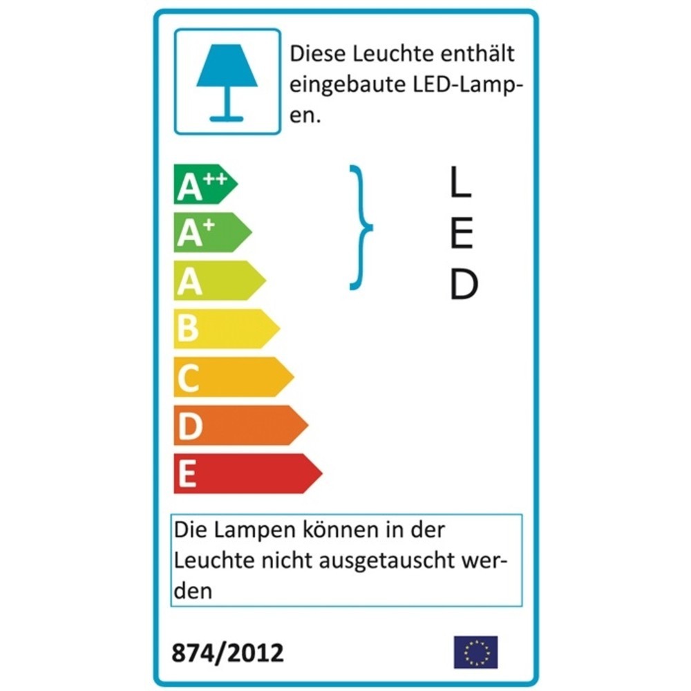 Produktabbildung Nr. 4: LED-Lupenleuchte Glaslinse 190,5mm (7,5″) Standfuß weiß Abdeck.,eckiger Kopf