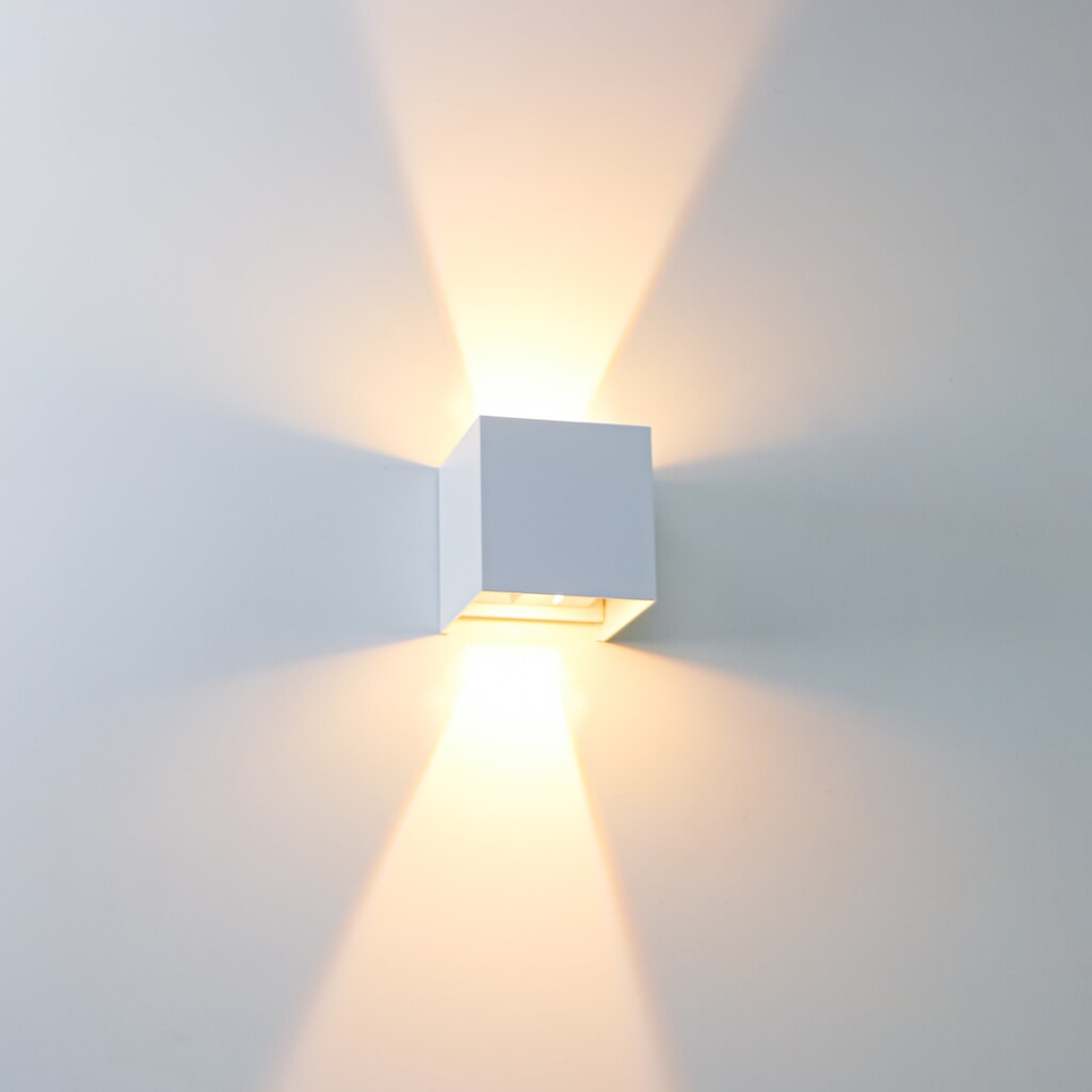 Produktabbildung Nr. 12: LED Outdoor-Wandleuchte Amarillo - 6W 450lm 2700K IP65 - weiß