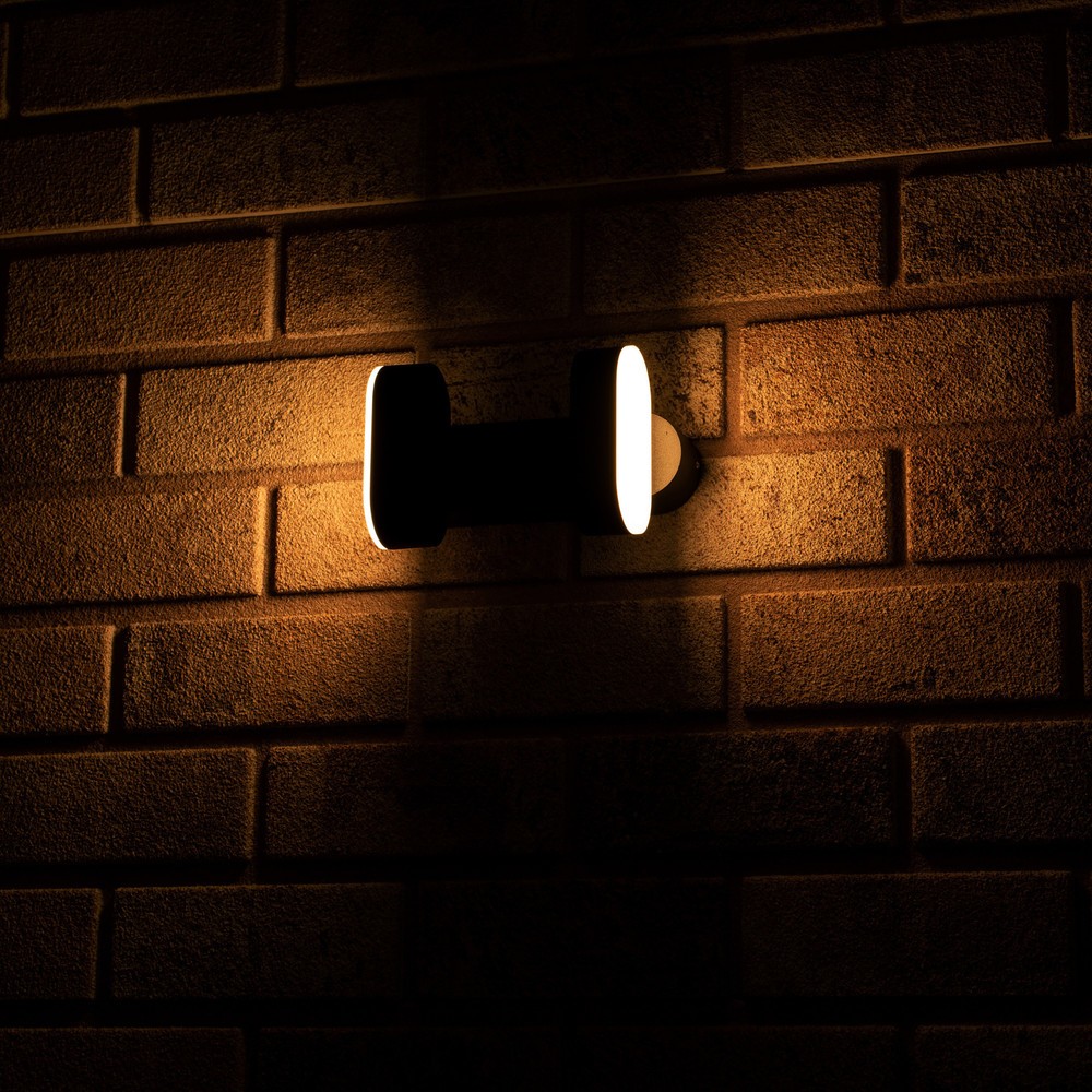 Produktabbildung Nr. 5: LED Outdoor-Wandleuchte Barcelona - 6W 570lm 2700K IP54 - schwarz