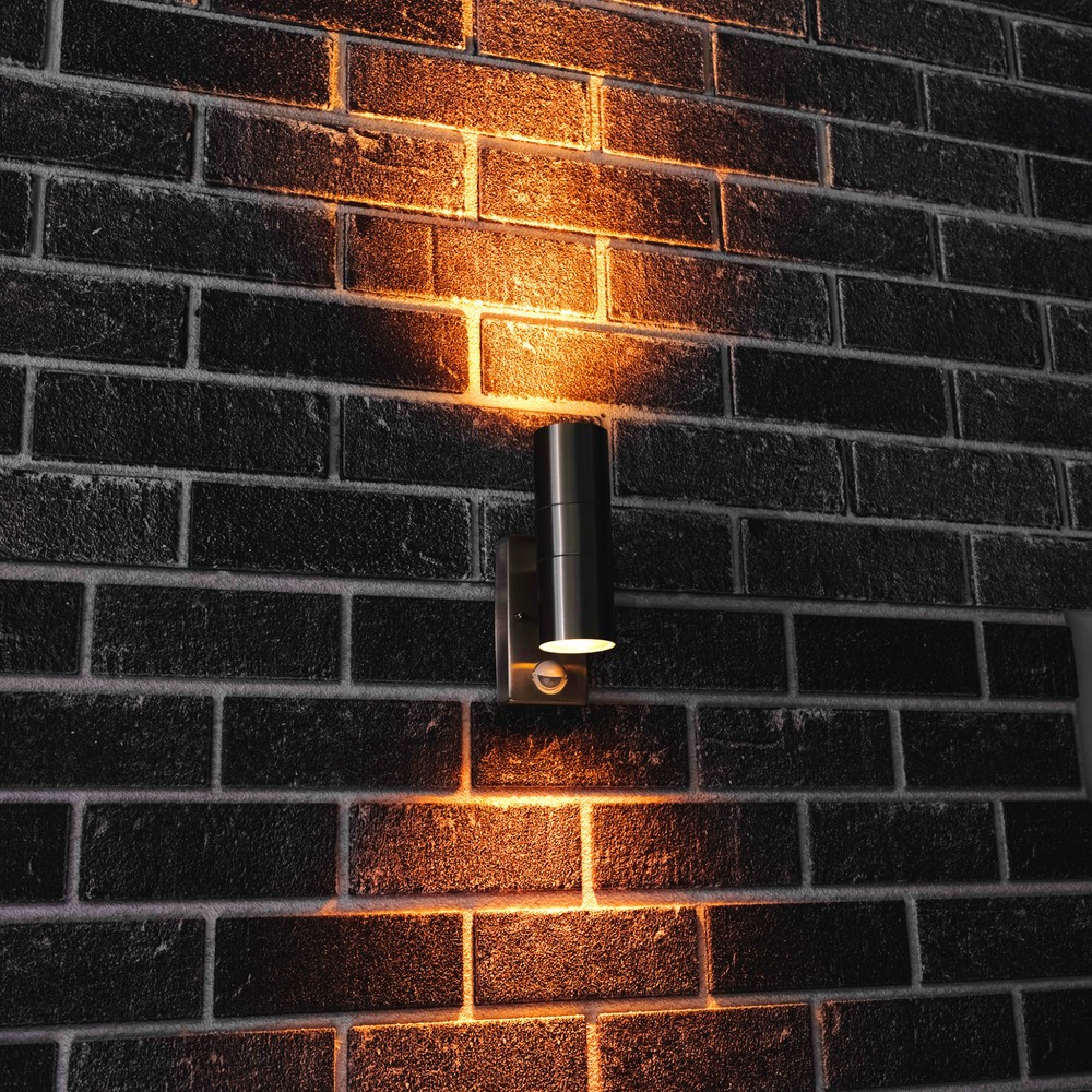 Produktabbildung Nr. 2: LED Outdoor-Wandleuchte Calabar - 2xGU10 IP44 Sensor - schwarz