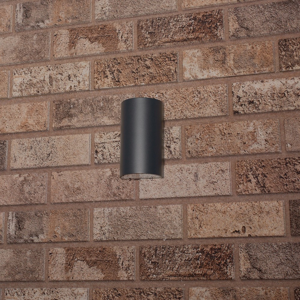 Produktabbildung Nr. 2: LED Outdoor-Wandleuchte Fresno - 2xGU10 IP54 - grau