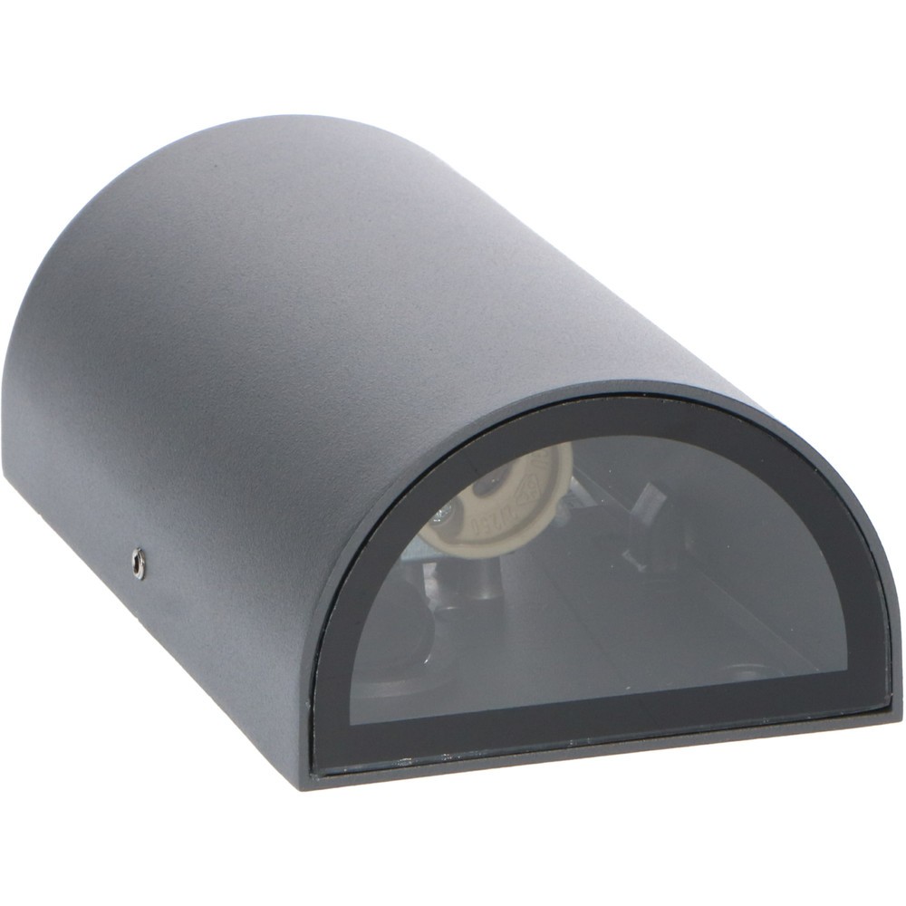 Produktabbildung Nr. 8: LED Outdoor-Wandleuchte Fresno - 2xGU10 IP54 - grau
