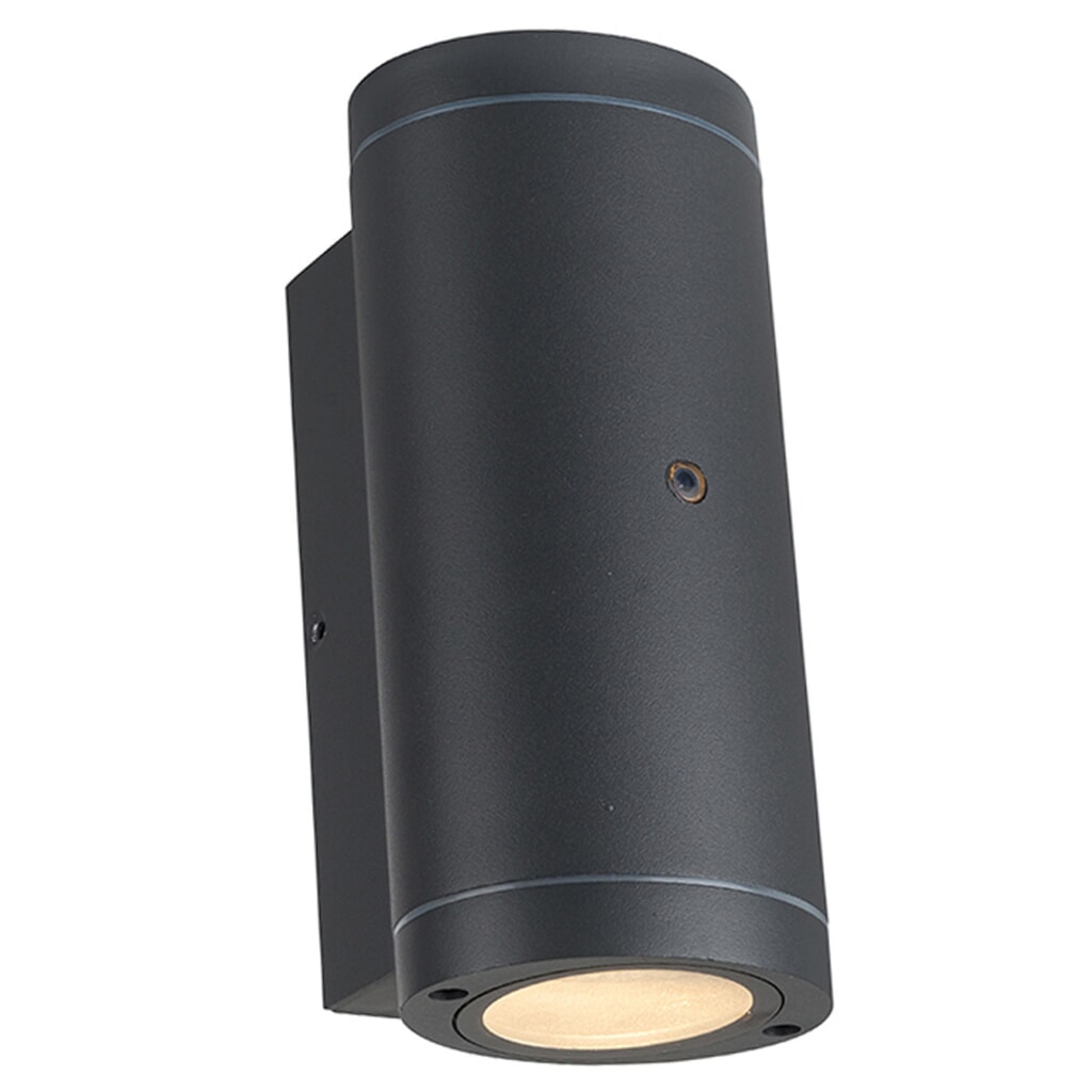 LED Outdoor-Wandleuchte Kendall - 2xGU10 IP44 - anthrazit Produktabbildung: LED Outdoor-Wandleuchte Kendall - 2xGU10 IP44 - anthrazit