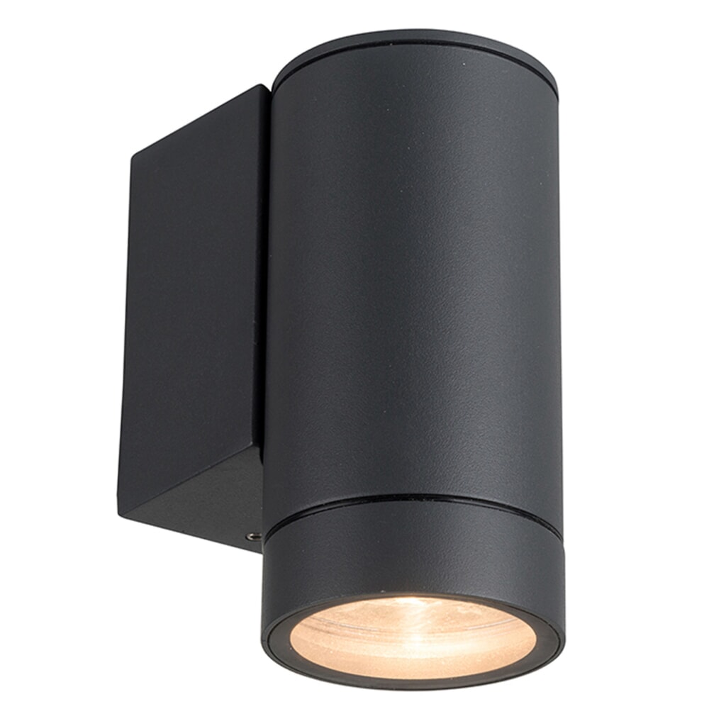 LED Outdoor-Wandleuchte Messina - 1xGU10 IP44 - anthrazit Produktabbildung: LED Outdoor-Wandleuchte Messina - 1xGU10 IP44 - anthrazit