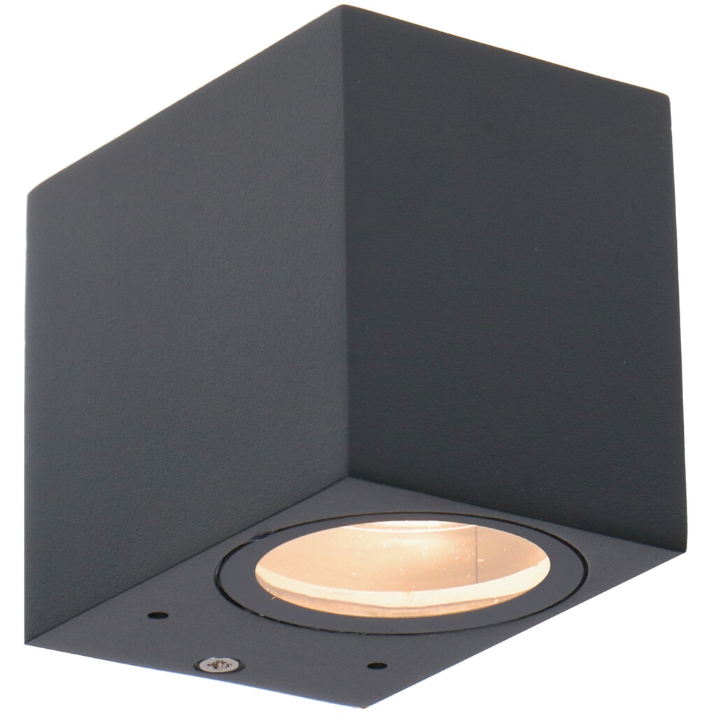 LED Outdoor-Wandleuchte San Diego - 1xGU10 IP44 - anthrazit Produktabbildung: LED Outdoor-Wandleuchte San Diego - 1xGU10 IP44 - anthrazit