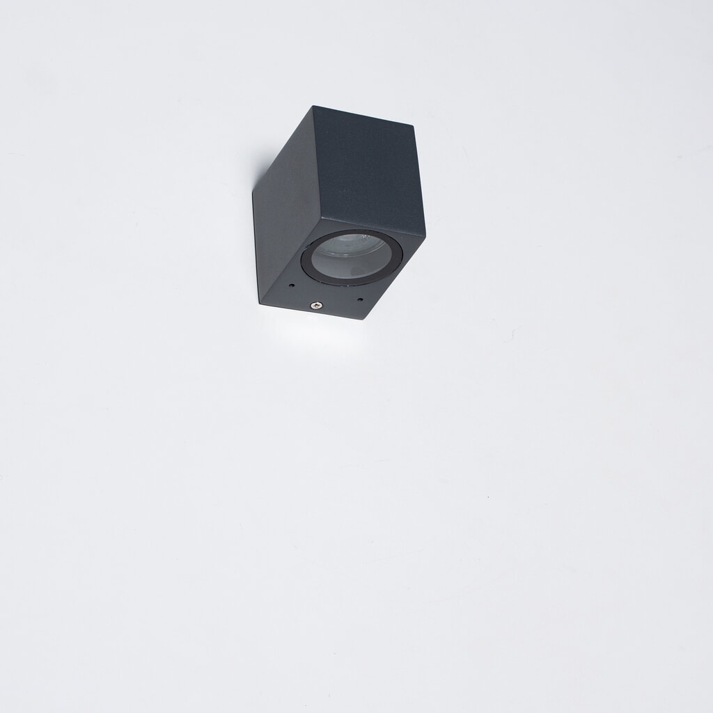 LED Outdoor-Wandleuchte San Diego - 1xGU10 IP44 - anthrazit Produktabbildung Nr. 2: LED Outdoor-Wandleuchte San Diego - 1xGU10 IP44 - anthrazit