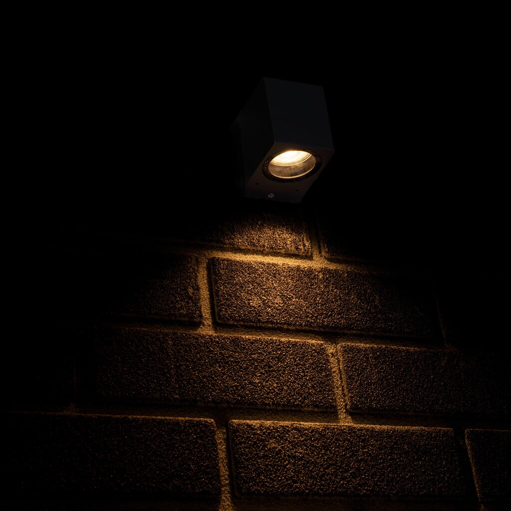 LED Outdoor-Wandleuchte San Diego - 1xGU10 IP44 - anthrazit Produktabbildung Nr. 7: LED Outdoor-Wandleuchte San Diego - 1xGU10 IP44 - anthrazit