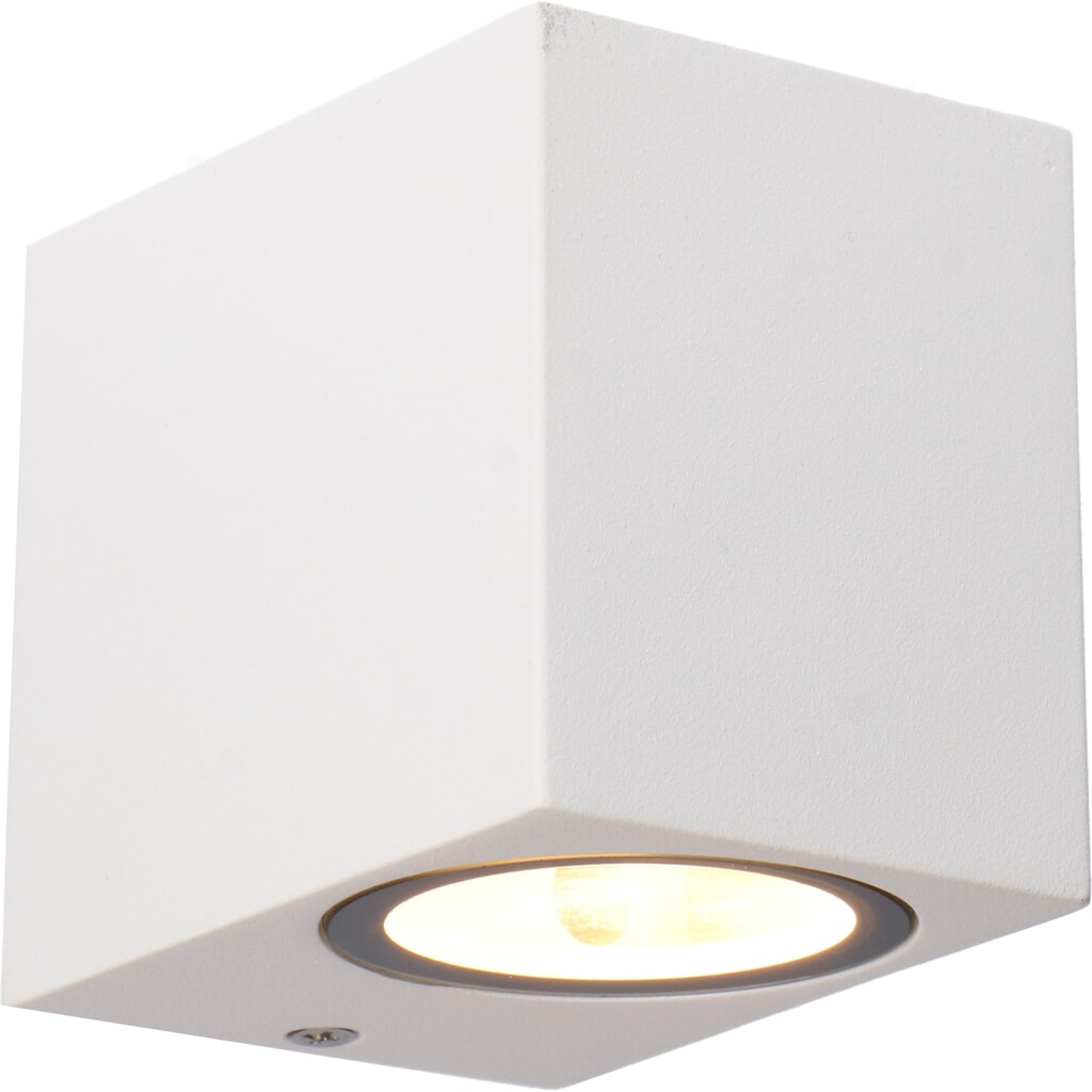 Produktabbildung: LED Outdoor-Wandleuchte San Diego - 1xGU10 IP44 - weiß