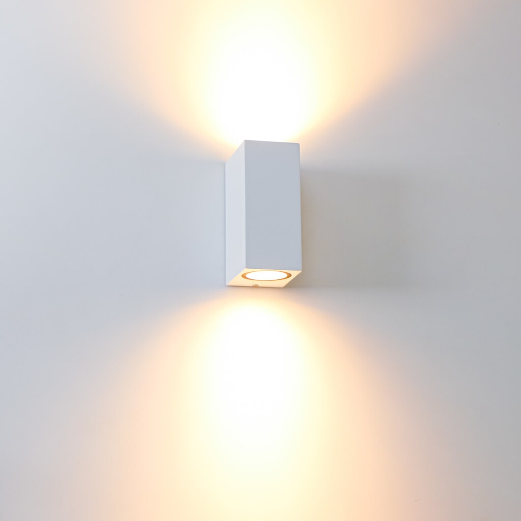 Produktabbildung Nr. 2: LED Outdoor-Wandleuchte San Francisco - 2xGU10 IP44 - weiß