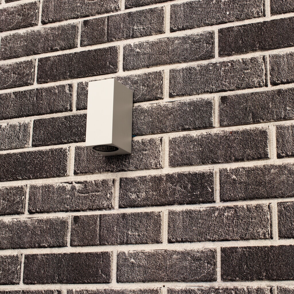 LED Outdoor-Wandleuchte San Francisco - 2xGU10 IP44 - weiß Produktabbildung Nr. 5: LED Outdoor-Wandleuchte San Francisco - 2xGU10 IP44 - weiß
