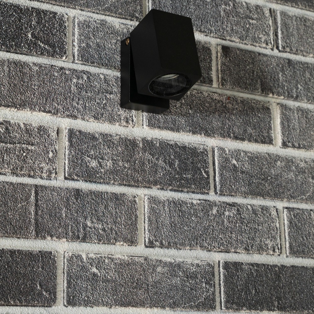 Produktabbildung Nr. 2: LED Outdoor-Wandleuchte Siena - 1xGU10 IP44 - schwarz