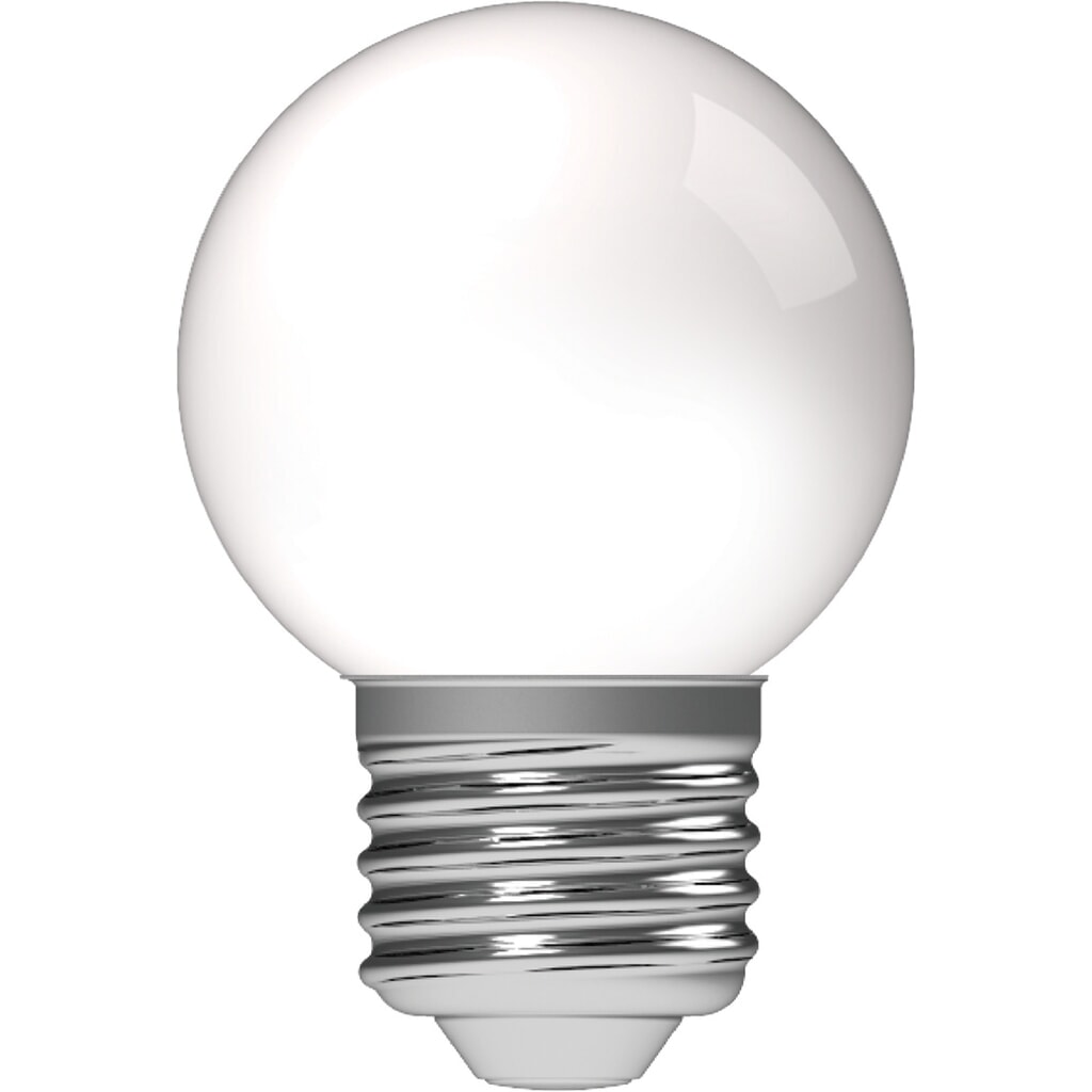 Produktabbildung: LED SMD Leuchtmittel - Globe G45 E27 1W 40lm 2700K opal 270°